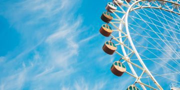 white Ferris wheel under clear sky during daytime