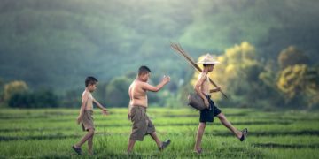 childhood, activity, asia