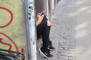 girl, mobile, whatsapp