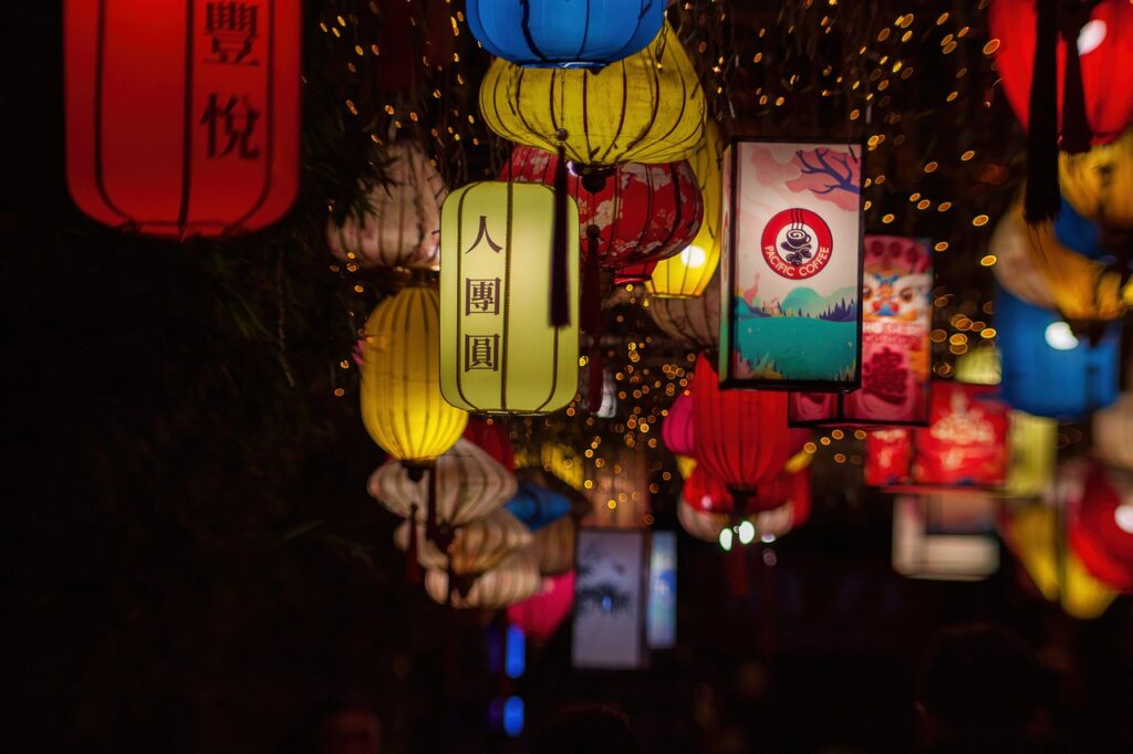 lantern, lamp, spring festival