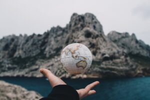 Person Tossing Globe, globe, wold, dunia