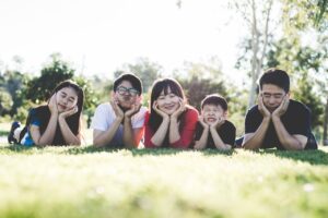 family, outdoor, happy