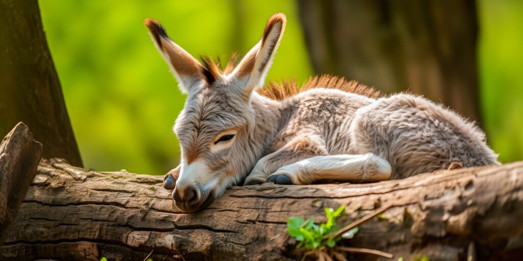ai generated, donkey, horse